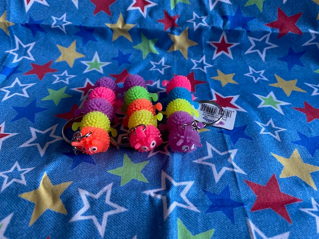 Spikey Caterpillar Key ring