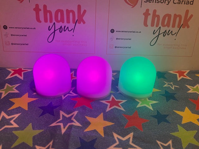 Colour Changing LED Mood Light Mini Domes