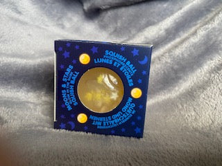 SCRUNCHEMS MOONS AND STARS GLOW IN THE DARK SQUISH Stress BALL