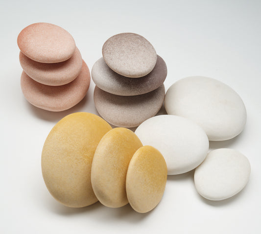 Natural Sorting Stones Sensory Toy