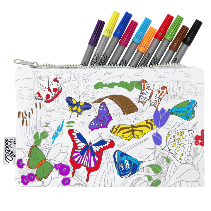 Doodle Eat Sleep Doodle Colour and Learn Pencil Cases - Educational Tool for Students of All Ages