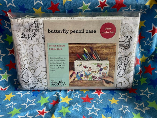 Doodle Eat Sleep Doodle Colour and Learn Pencil Cases - Educational Tool for Students of All Ages