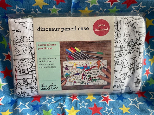 Doodle Eat Sleep Doodle Colour and Learn Pencil Cases - Educational Tool for Students of All Ages