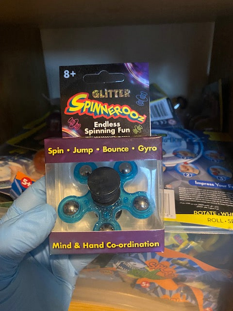 Colour Glittter Spinnerooz Action Puzzle 4 Assorted Fidget Toy