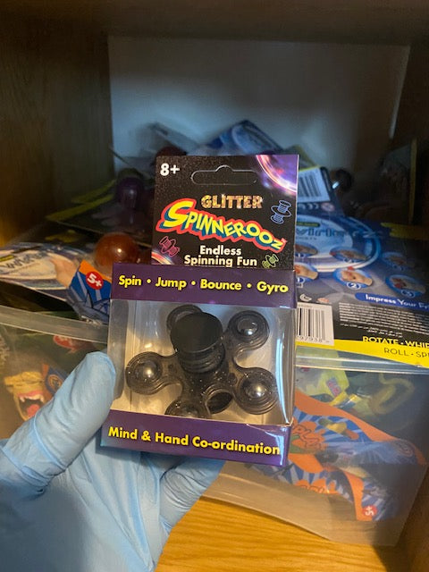 Colour Glittter Spinnerooz Action Puzzle 4 Assorted Fidget Toy