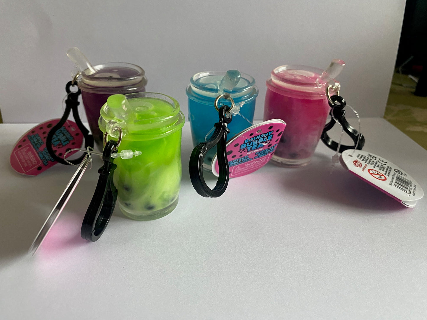 Squishy Boba Keychain Sensory Fidget