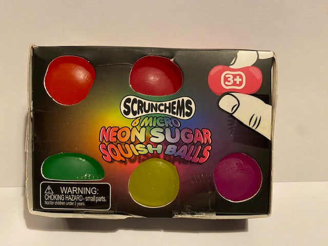 Scrunchems Micro Sugar Squish Balls Pk6