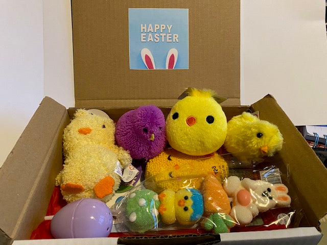 Easter Sensory Boxes (Rabbit & Chicken)