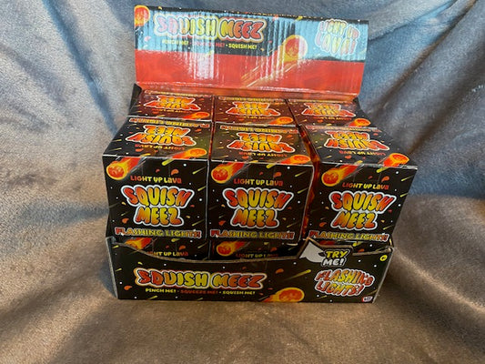 Light Up Lava Squishy Balls -6 cm