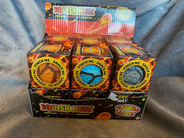 Light Up Lava Squishy Balls -6 cm