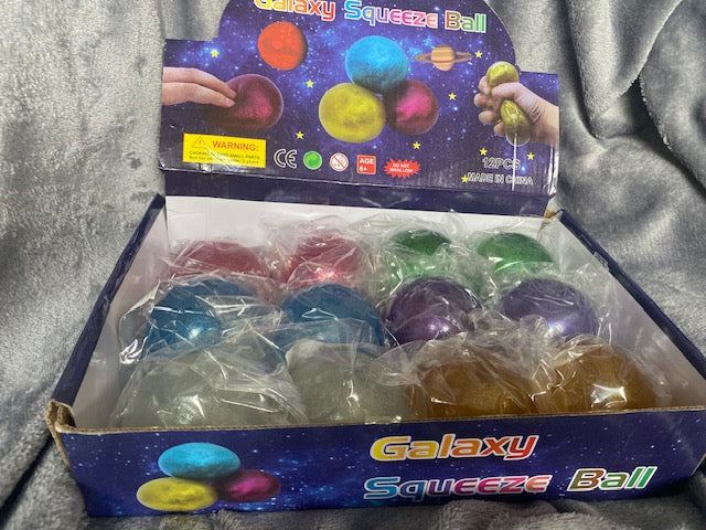 Galaxy Glitter Squeeze Sensory Ball
