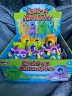 Light Up  Squishy Stress Fidget Monsters