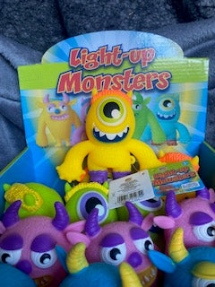 Light Up  Squishy Stress Fidget Monsters