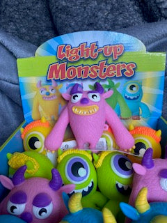 Light Up  Squishy Stress Fidget Monsters