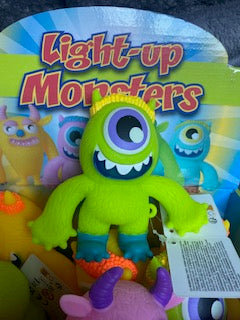 Light Up  Squishy Stress Fidget Monsters