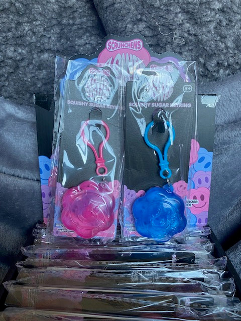 Scrunchems Flower Power Squishy Sugar Keyring