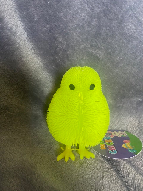 Light up Puffer Squeezy Fidget Chicken