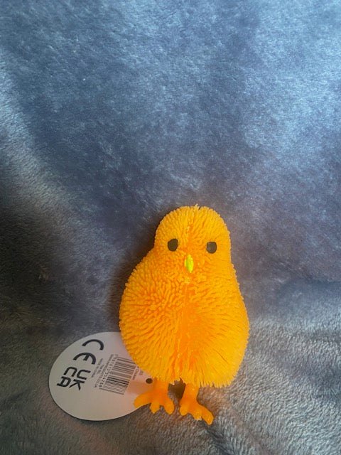 Light up Puffer Squeezy Fidget Chicken