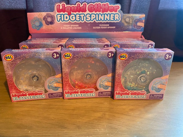 Liquid Glitter Fidget Spinner