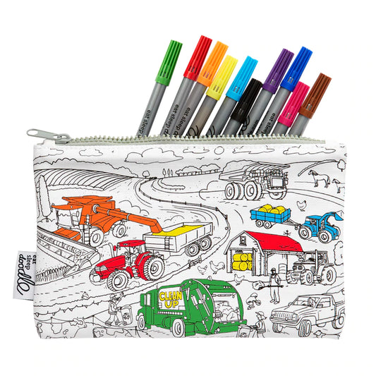 Doodle Eat Sleep Doodle Colour and Learn Pencil Cases - Educational Tool for Students of All Ages