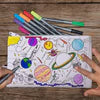 Doodle Eat Sleep Doodle Colour and Learn Pencil Cases - Educational Tool for Students of All Ages
